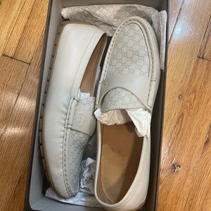 Tan Gucci loafers women size 40